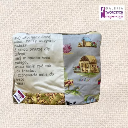 Modlitwa - Poduszko-koc 2w1 - Mały